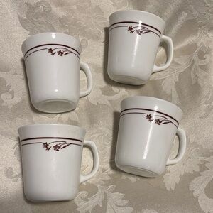 Melody pattern 4 cups/mugs Corelle by Corning $50